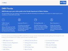 Tablet Screenshot of dmvflorida.org